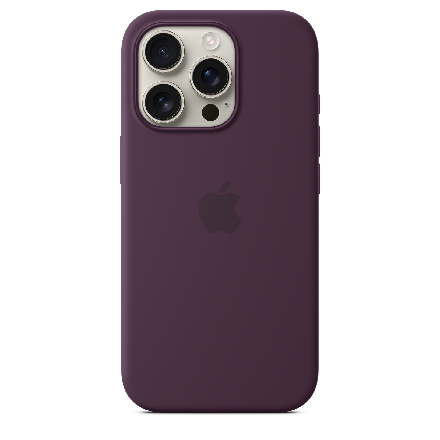 iPhone 16 Pro Silicone Case with MagSafe - Plum