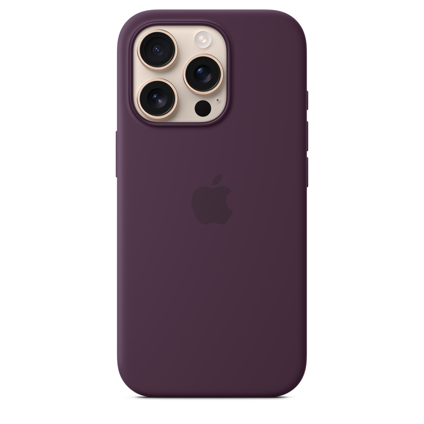 iPhone 16 Pro Silicone Case with MagSafe - Plum