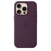 iPhone 16 Pro Silicone Case with MagSafe - Plum