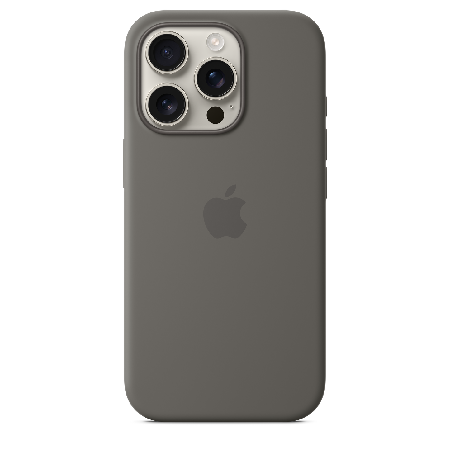 iPhone 16 Pro Silicone Case with MagSafe - Stone Grey