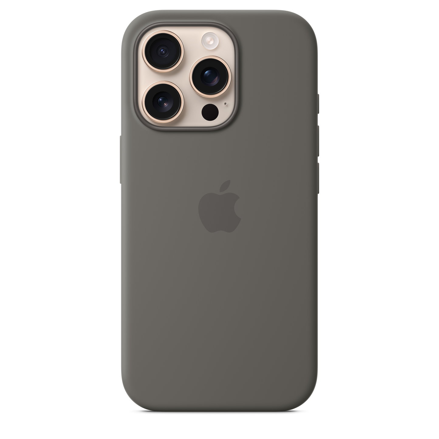 iPhone 16 Pro Silicone Case with MagSafe - Stone Grey