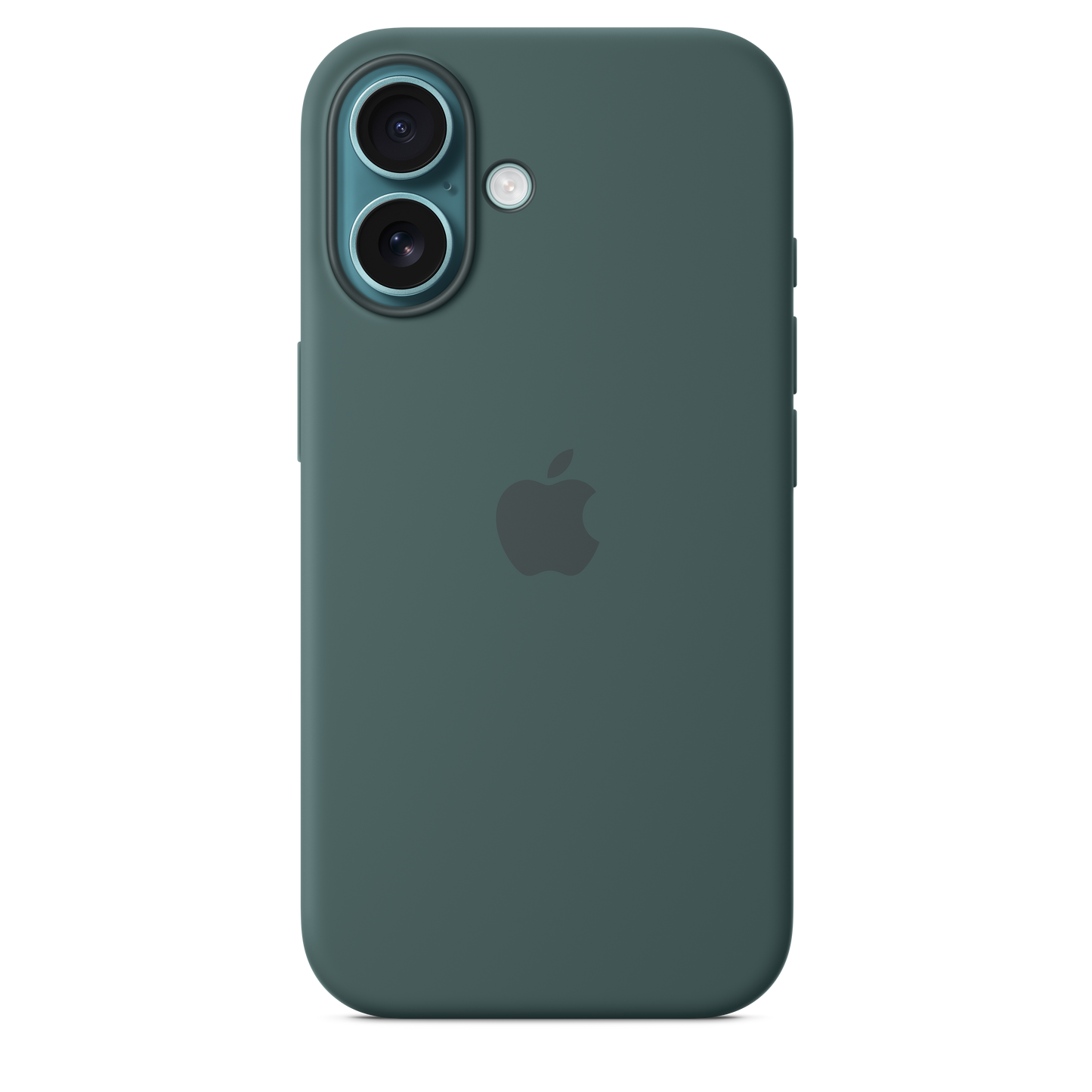 iPhone 16 Silicone Case with MagSafe - Lake Green