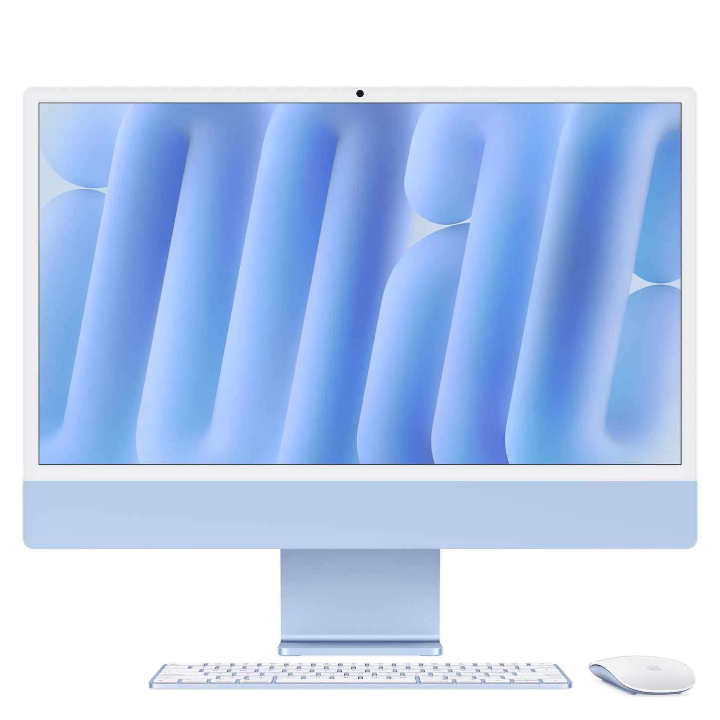 24-inch iMac with Retina 4.5K display: Apple M4 chip with 8-core CPU and 8‑core GPU, 256GB SSD - Blue