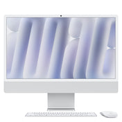 24-inch iMac with Retina 4.5K display: Apple M4 chip with 10-core CPU and 10-core GPU, 256GB SSD - Silver