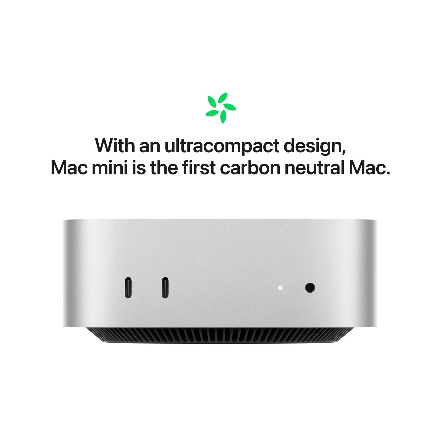 Mac mini: Apple M4 chip with 10-core CPU and 10-core GPU, 256GB SSD - Silver