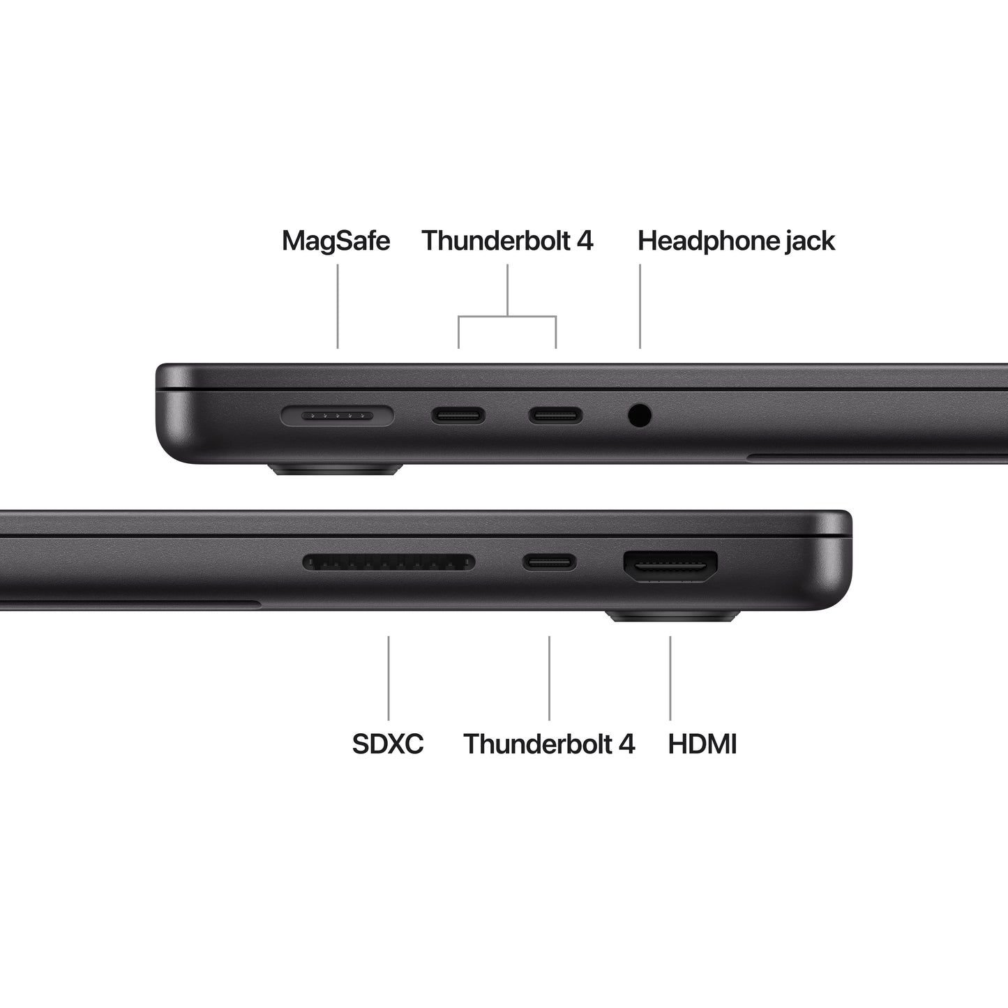 14-inch MacBook Pro: Apple M4 chip with 10-core CPU and 10-core GPU, 1TB SSD - Space Black