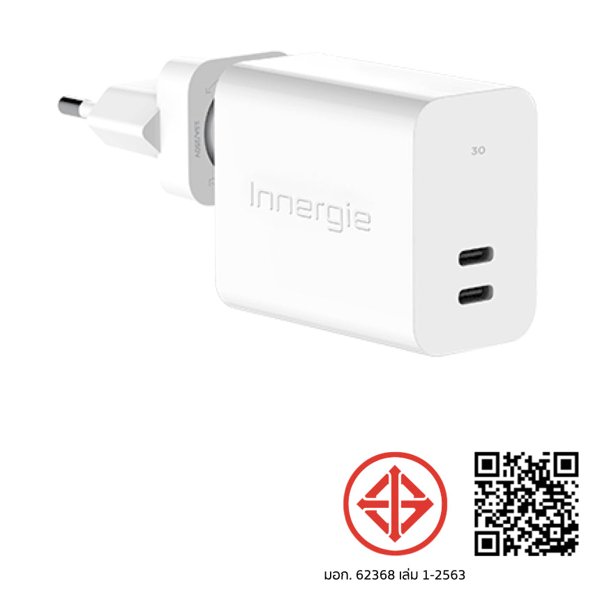 Innergie C3 Duo USB-C Power Adapter (TH Plug)