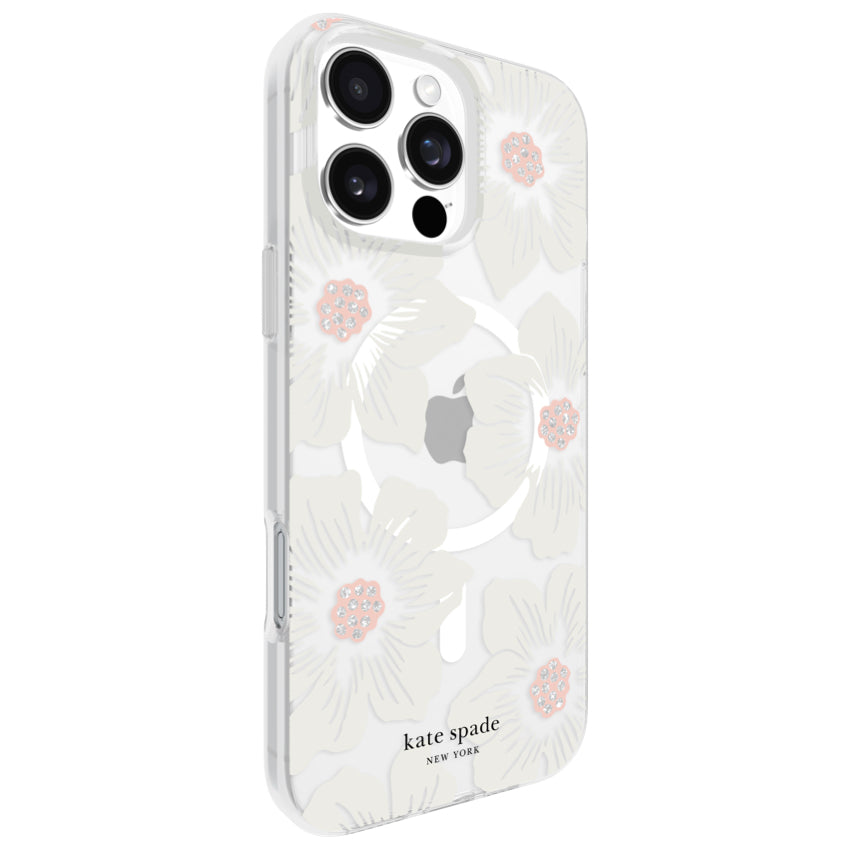 iPhone 16 Pro Max Case Kate Spade Prints MagSafe - Hollyhock Floral