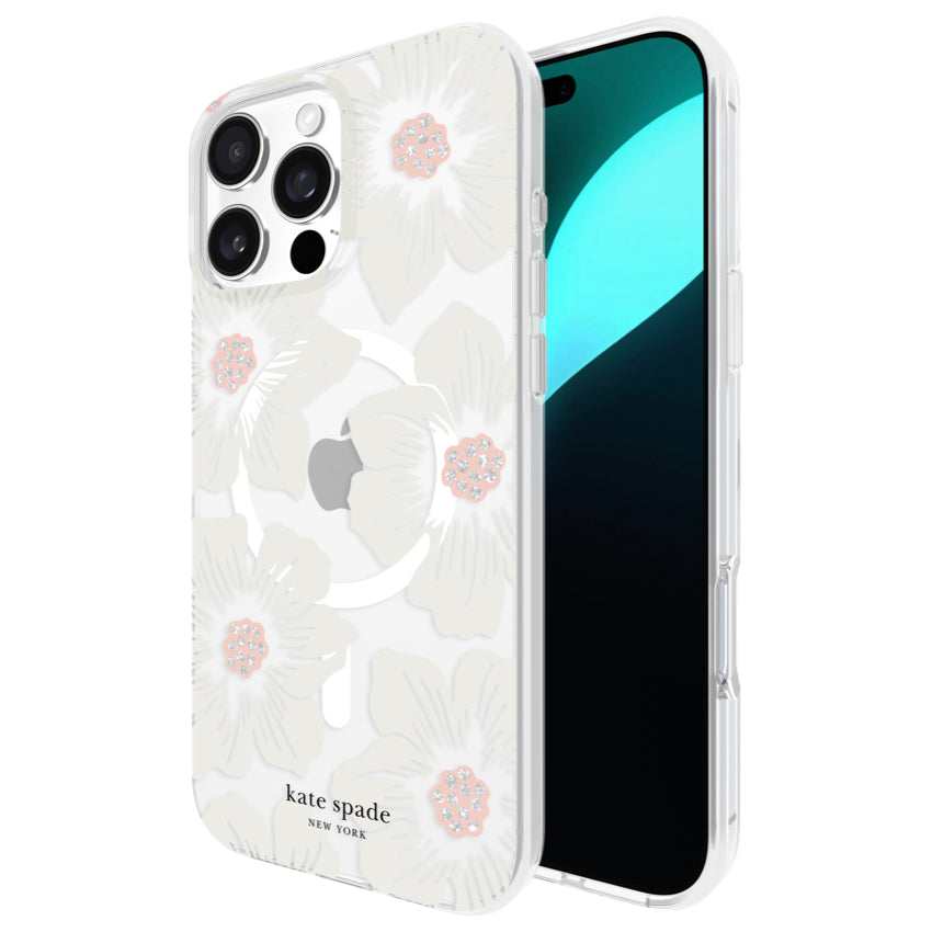 iPhone 16 Pro Max Case Kate Spade Prints MagSafe - Hollyhock Floral