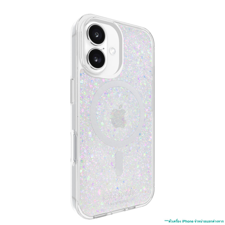 iPhone 16 Case Kate Spade Prints MagSafe - Chunky Glitter Iridescent