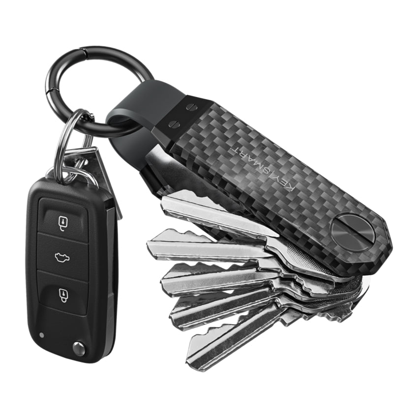 พวงกุญแจอัจฉริยะ KeySmart X Carbon Fiber ใส่กุญแจได้ถึง 5 ดอก และ สามารถติดกุญแจรถได้