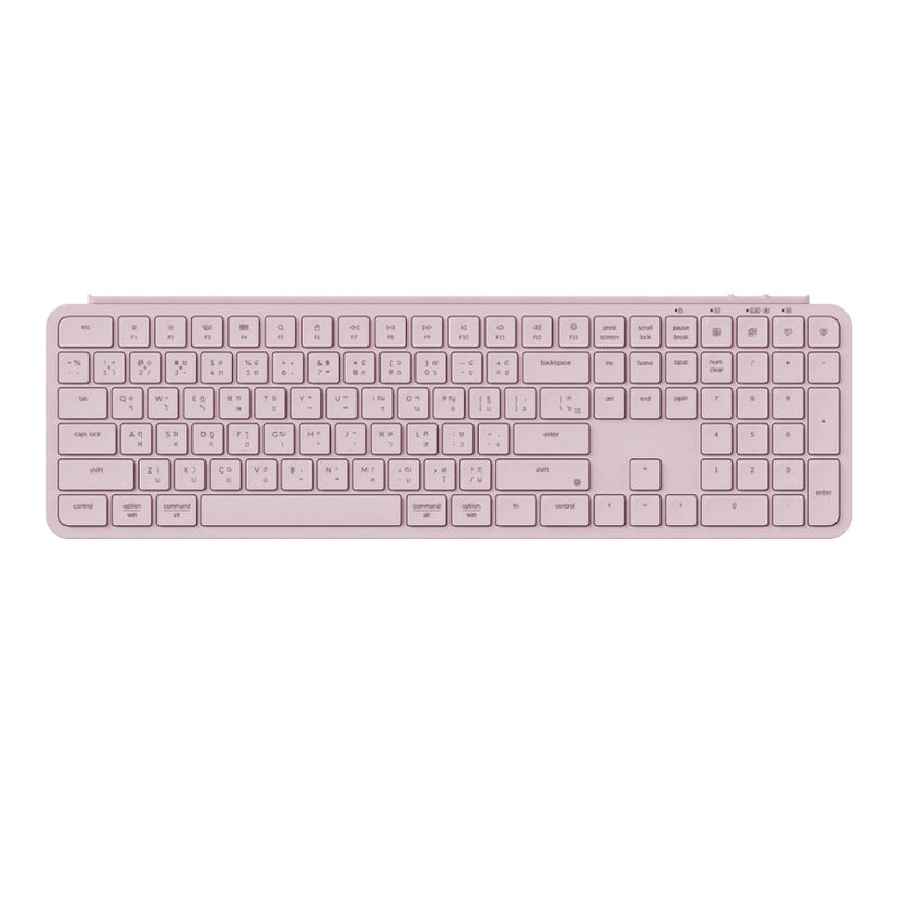 คีย์บอร์ดไร้สาย Keychron B6 Pro สี Blossom Pink