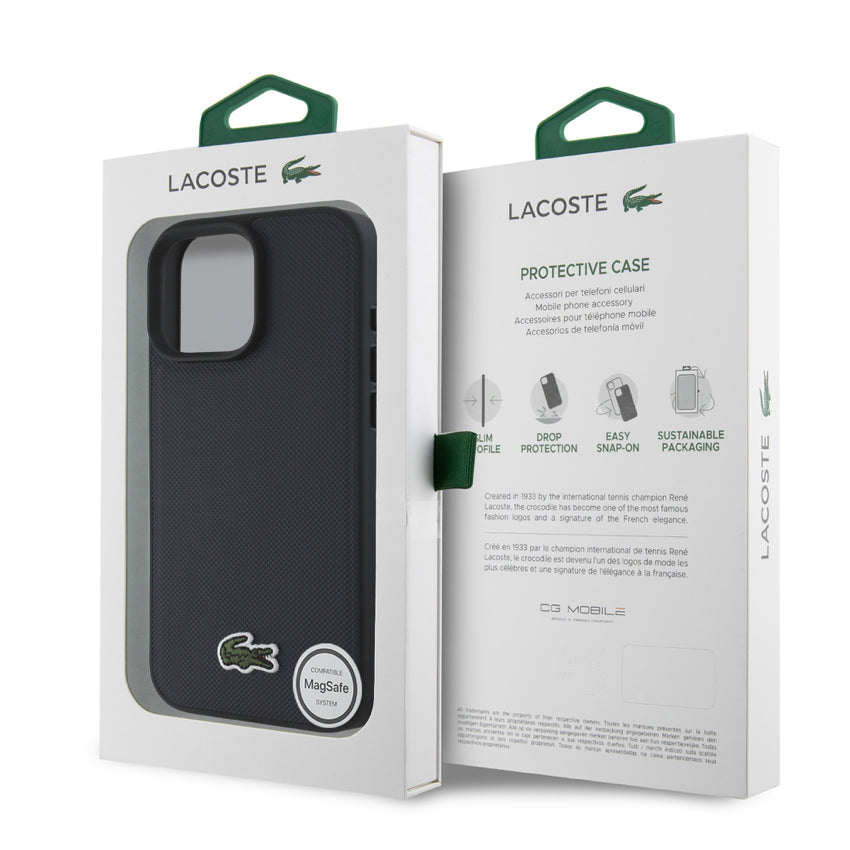 iPhone 16 Pro Case Lacoste MagSafe Hard - Navy