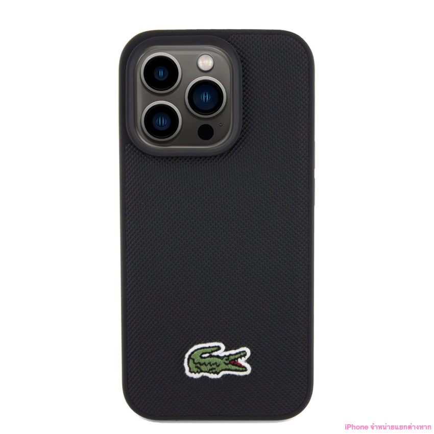 เคสกันกระแทก Lacoste Mag Hard สำหรับ iPhone 15 Pro สี Black