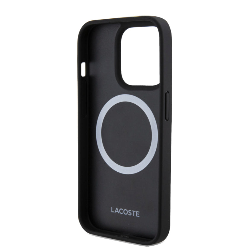 Lacoste Mag Hard Case for iPhone 15 Pro - Navy