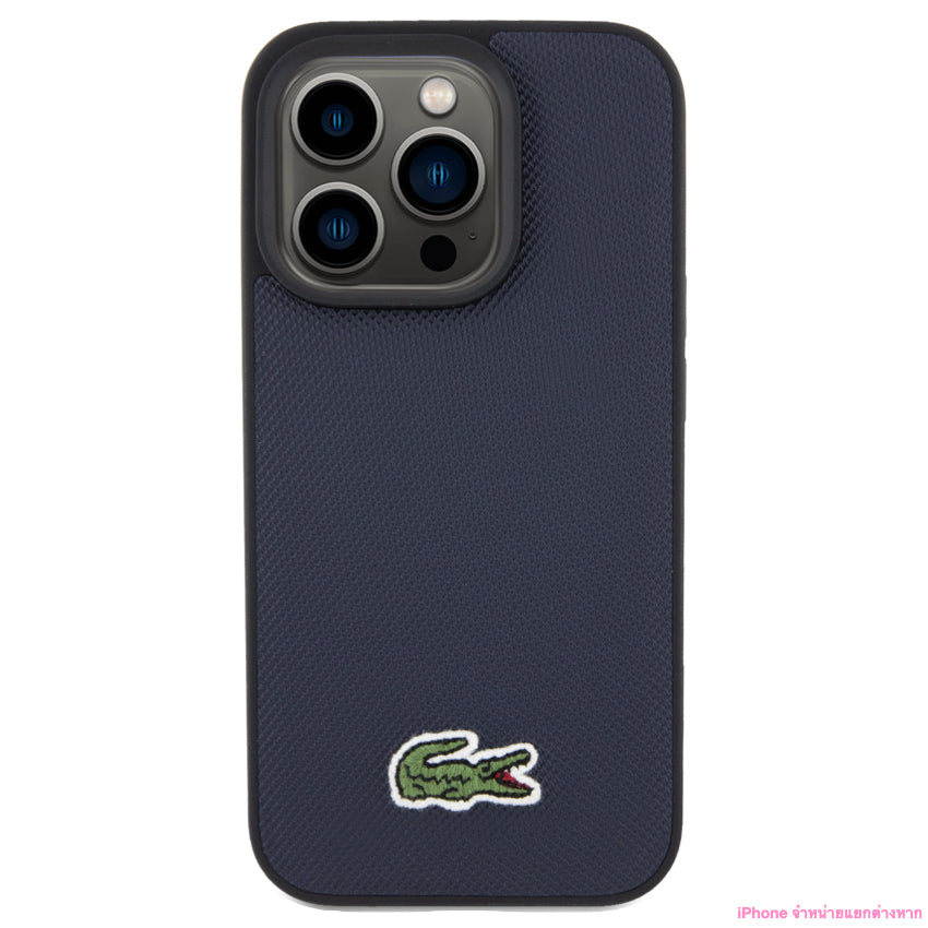 เคสกันกระแทก Lacoste Mag Hard สำหรับ iPhone 15 Pro Max สี Navy