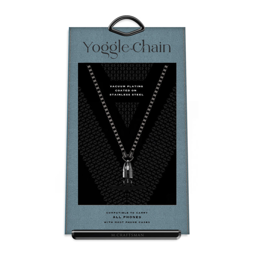 สายคล้องคอโทรศัพท์มือถือ Yoggle Chain สี Dark Grey ขนาดไซส์ M แบรนด์ M.CRAFTSMAN