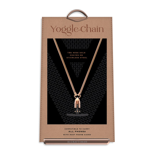 สายคล้องคอโทรศัพท์มือถือ Yoggle Chain สี Rose Gold ขนาดไซส์ M แบรนด์ M.CRAFTSMAN