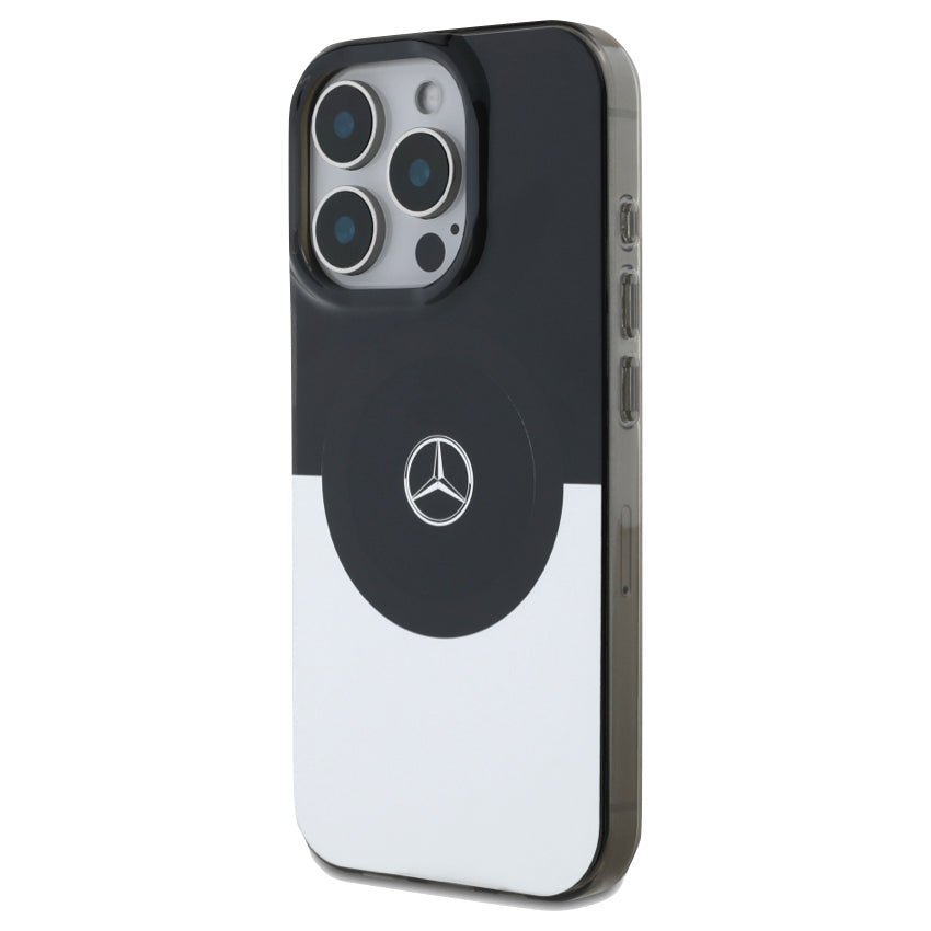 iPhone 16 Pro Max Case Mercedes Benz Double Layer Magsafe - Silver