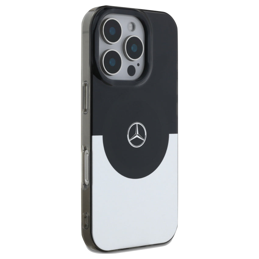 iPhone 16 Pro Max Case Mercedes Benz Double Layer Magsafe - Silver