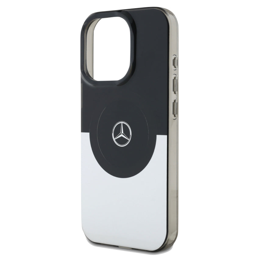 iPhone 16 Pro Max Case Mercedes Benz Double Layer Magsafe - Silver