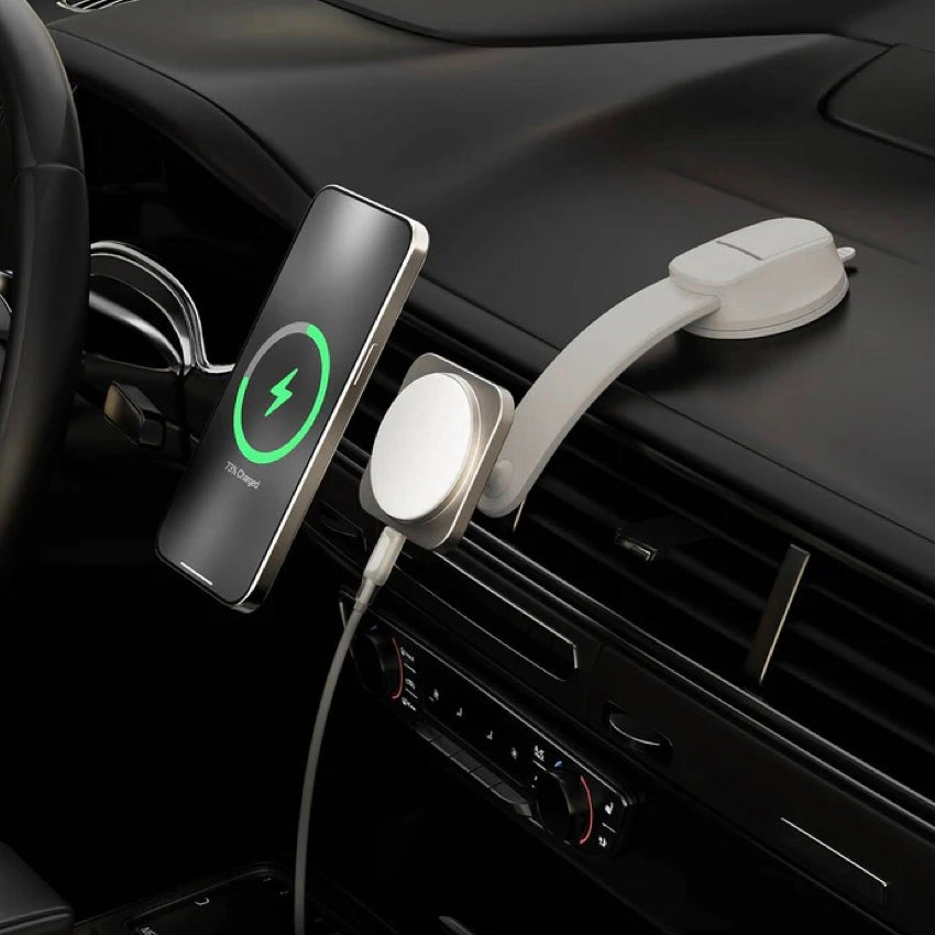 Momax Q2.MagSafe Mount Qi2 Magnetic Wireless Charging Car Mount - Titanium