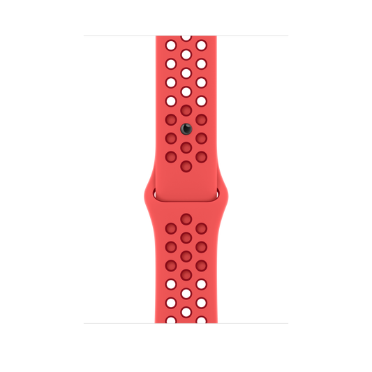 45mm Bright Crimson/Gym Red Nike Sport Band