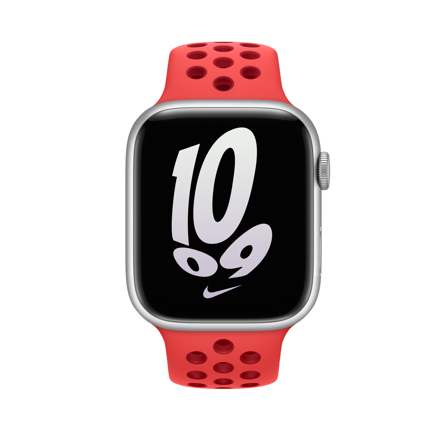 สาย Nike Sport Band Bright Crimson/Gym Red สำหรับ Apple Watch 45 มม.