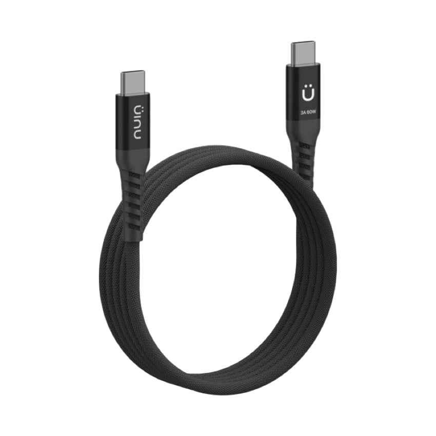 Uniu MagFlex USB-C 60W Magnetic Charge Cable 1M - Black