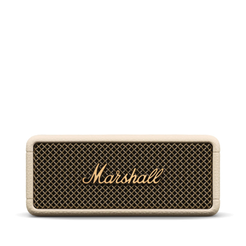 ลำโพงพกพา Marshall Emberton III สี Cream เล่นได้ยาวนานมากกว่า 32 ชั่วโมง ให้เสียงอันเป็นเอกลักษณ์ จาก Marshall