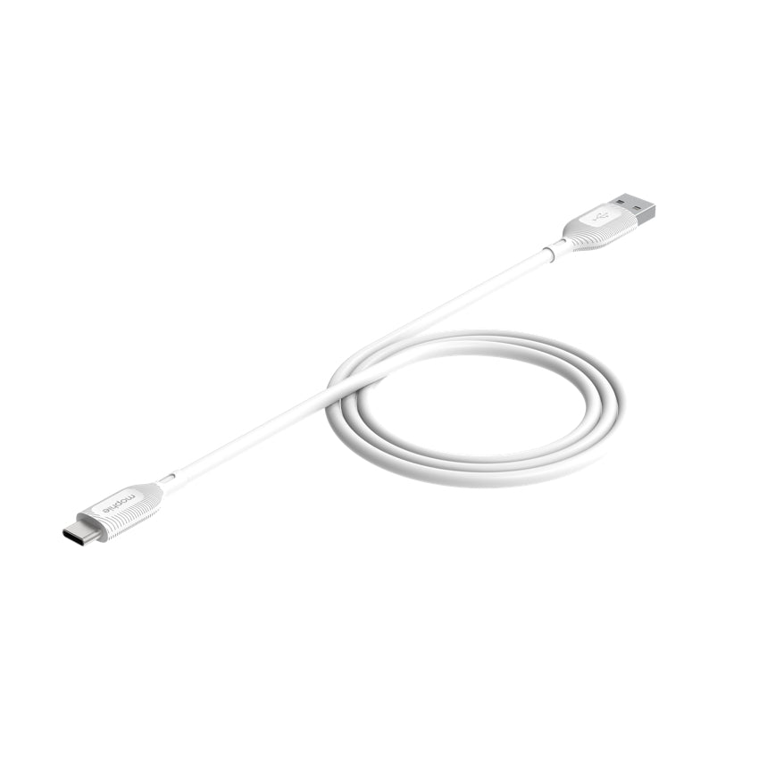 Mophie Essential USB-A to USB-C TPE Cable - White (1m)