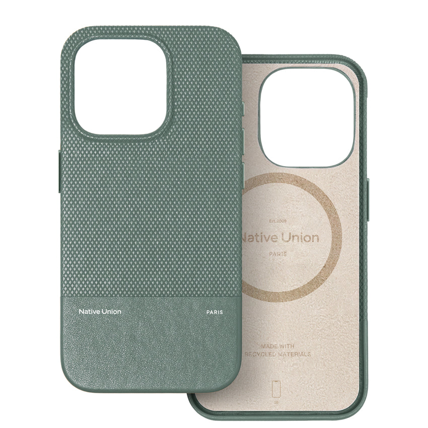 เคสหนัง iPhone 16 Pro Native Union Classic สี Slate Green