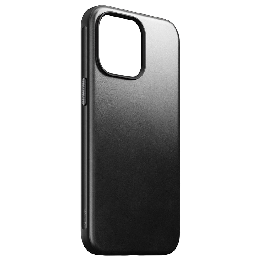 Nomad Horween Leather for iPhone 15 Pro Max - Black