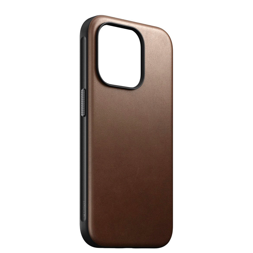 เคสหนังกันกระแทก Modern สำหรับ iPhone 15 Pro สี Brown