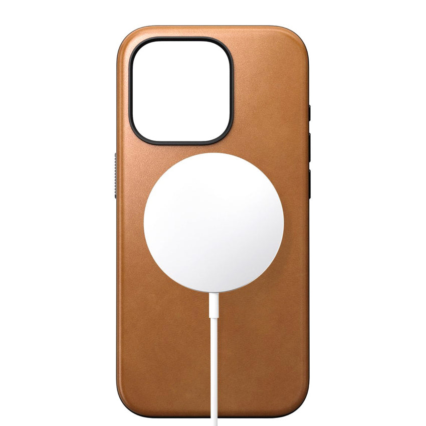 เคสหนังกันกระแทก Modern สำหรับ iPhone 15 Pro สี English Tan