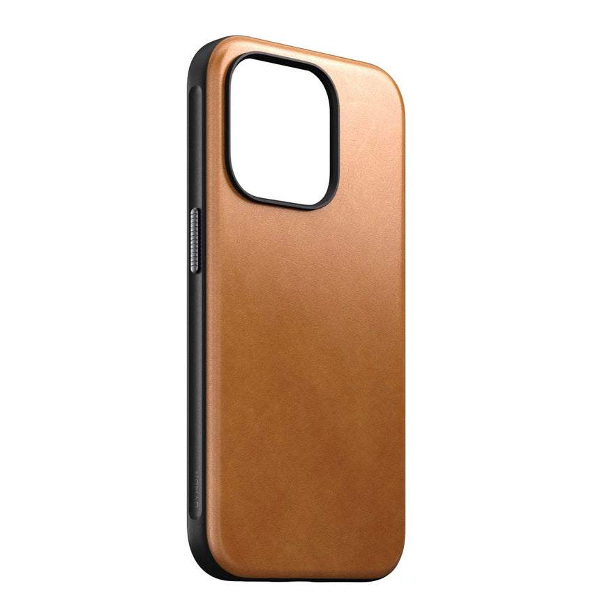 เคสหนังกันกระแทก Modern สำหรับ iPhone 15 Pro สี English Tan