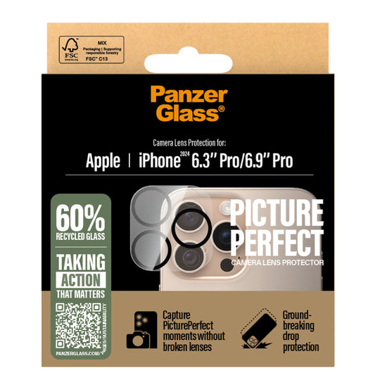 Panzerglass PicturePerfect Camera Lens Protector for iPhone 16 Pro/iPhone 16 Pro Max