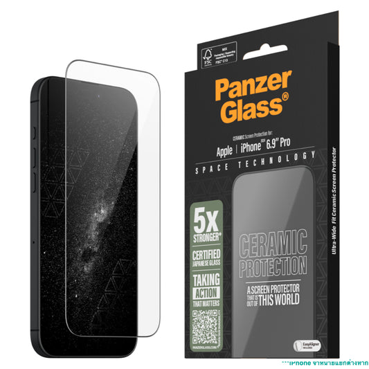 PANZERGLASS Ultra Wide Fit Ceramic for iPhone 16 Pro Max