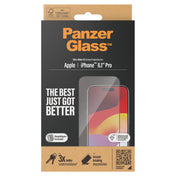 PANZERGLASS Ultra Wide Fit for iPhone 15 Pro [With Applicator]