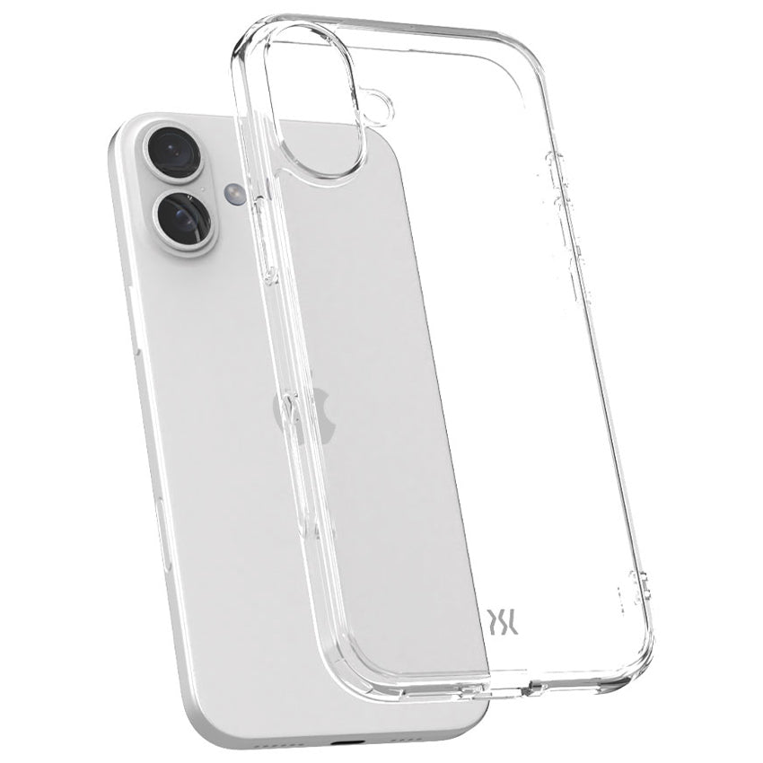 iPhone 16 Plus Case Power Support Air Jacket Hybrid - Clear