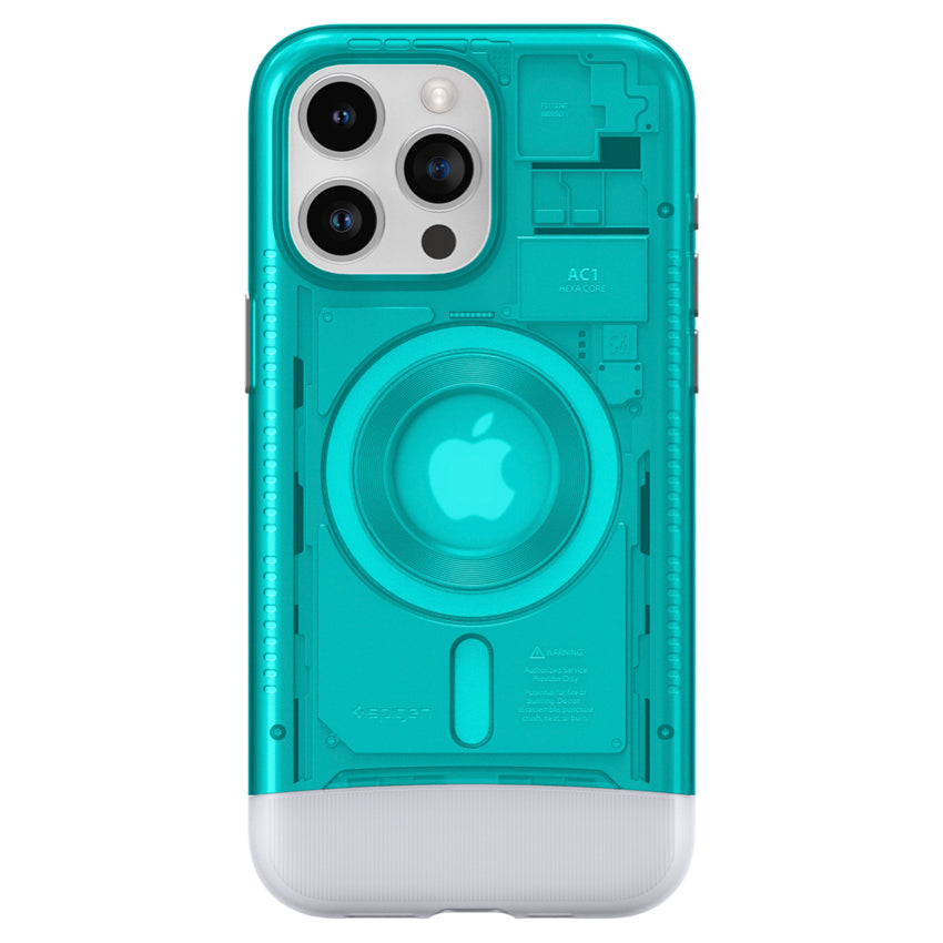 Spigen Classic C1 MagFit for iPhone 15 Pro Max - Bondi Blue