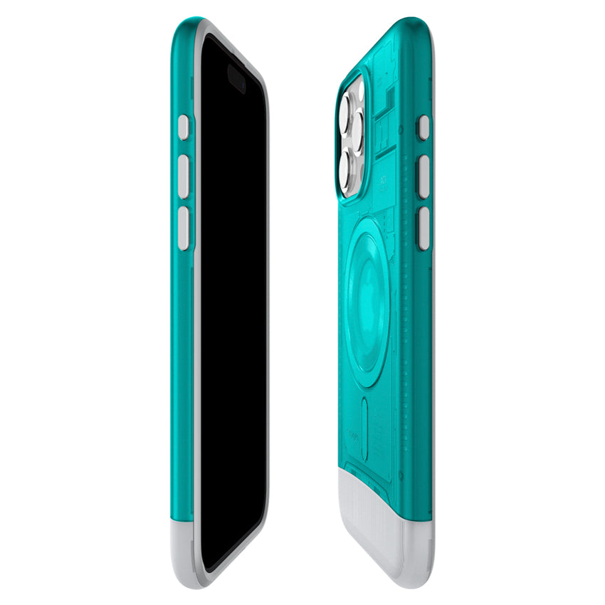 Spigen Classic C1 MagFit for iPhone 15 Pro Max - Bondi Blue