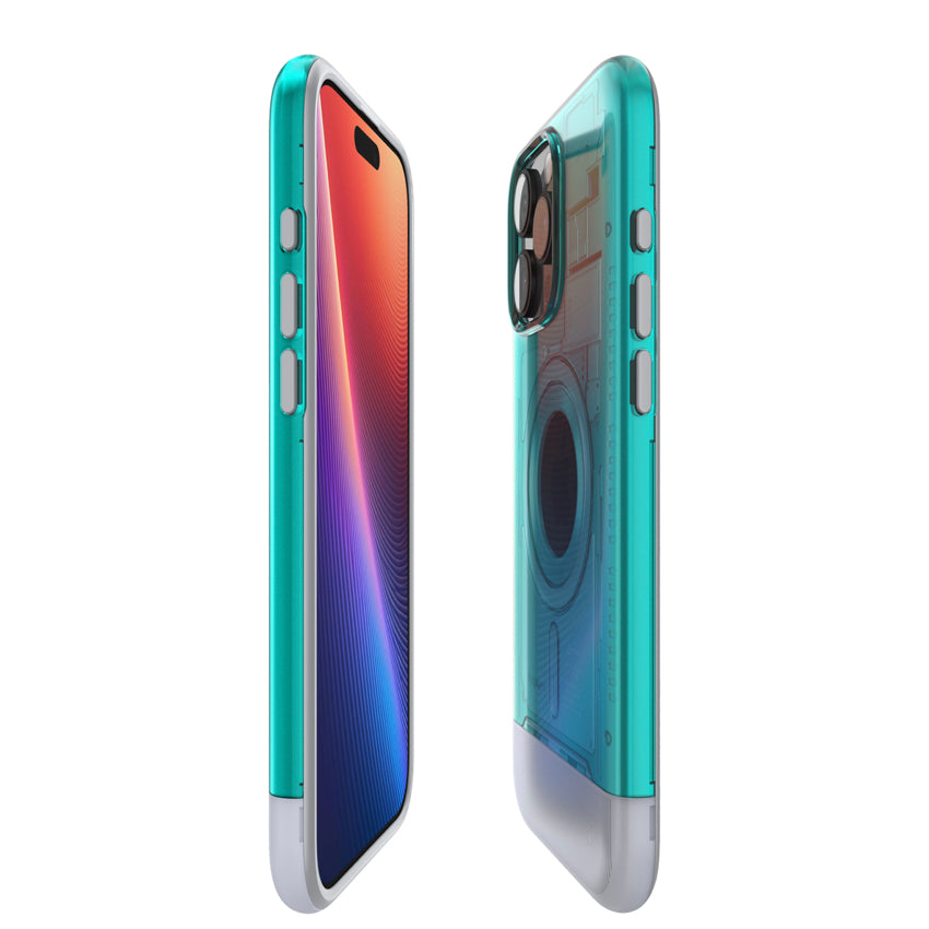 iPhone 16 Pro Case Spigen Classic C1 Magfit - Bondi Blue