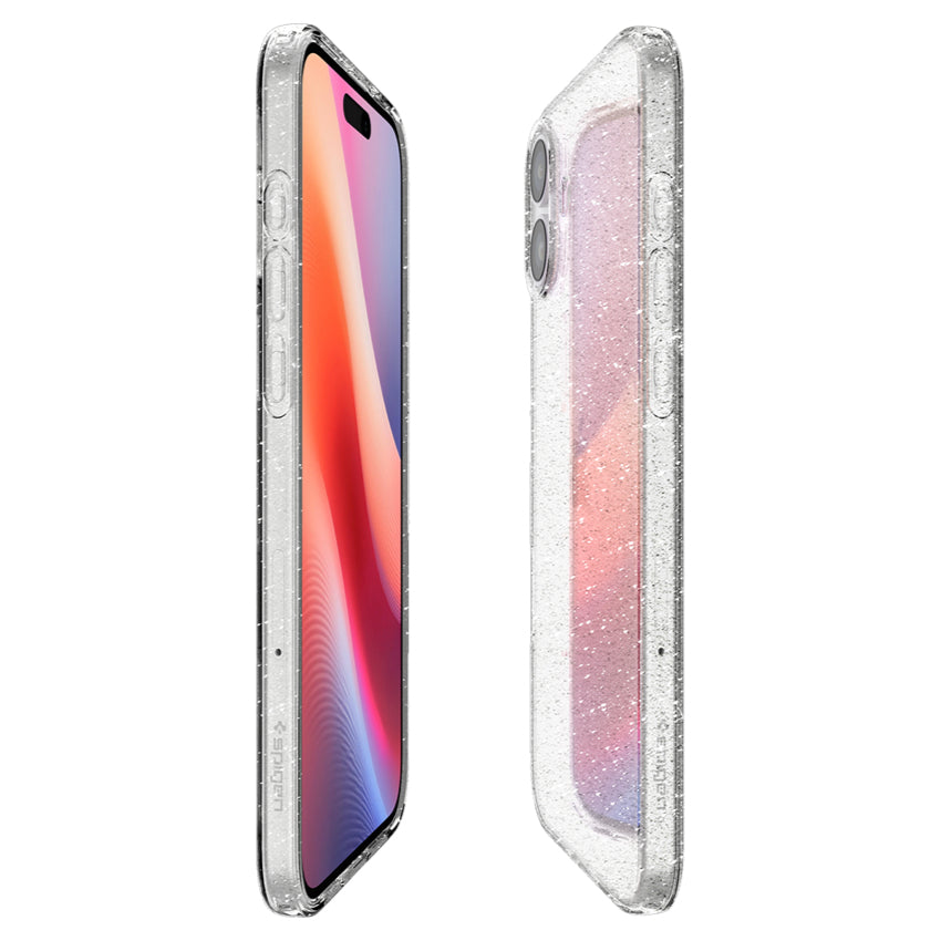 iPhone 16 Plus Case Spigen Liquid Crystal Glitter - Crystal Clear