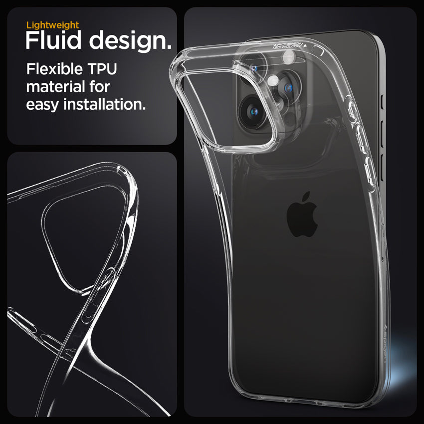 เคสใส Spigen Liquid Crystal สำหรับ iPhone 15 Pro สี Crystal Clear
