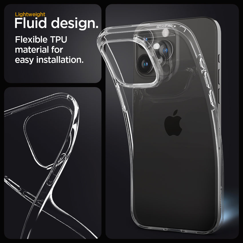 Spigen Liquid Crystal for iPhone 15 Pro Max - Crystal Clear