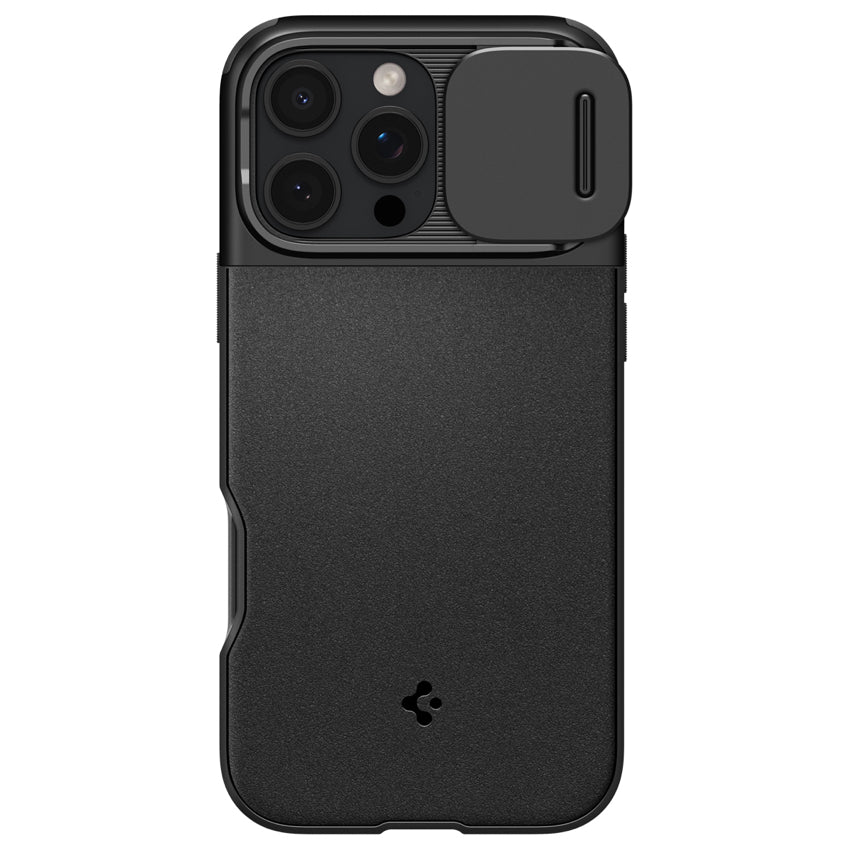 เคสไอโฟน Optik Armor Magfit สำหรับ iPhone 16 Pro Max สี Black แบรนด์ SPIGEN