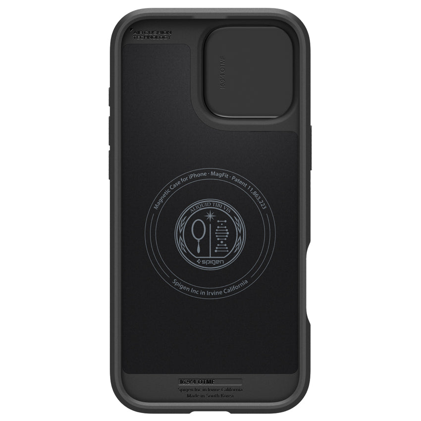 เคสกันกระแทก iPhone 16 Pro Max Spigen Optik Armor Magfit สี Black