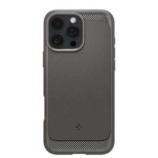 เคสกันกระแทก iPhone 16 Pro Spigen Rugged Armor Magfit สี Gray