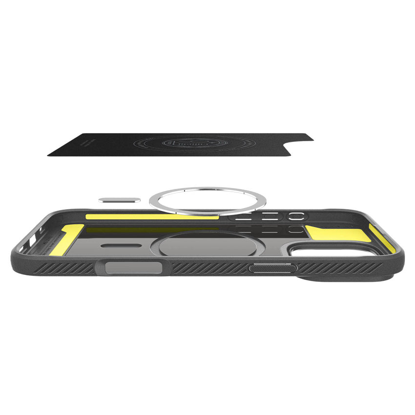 iPhone 16 Pro Case Spigen Rugged Armor Magfit - Gray